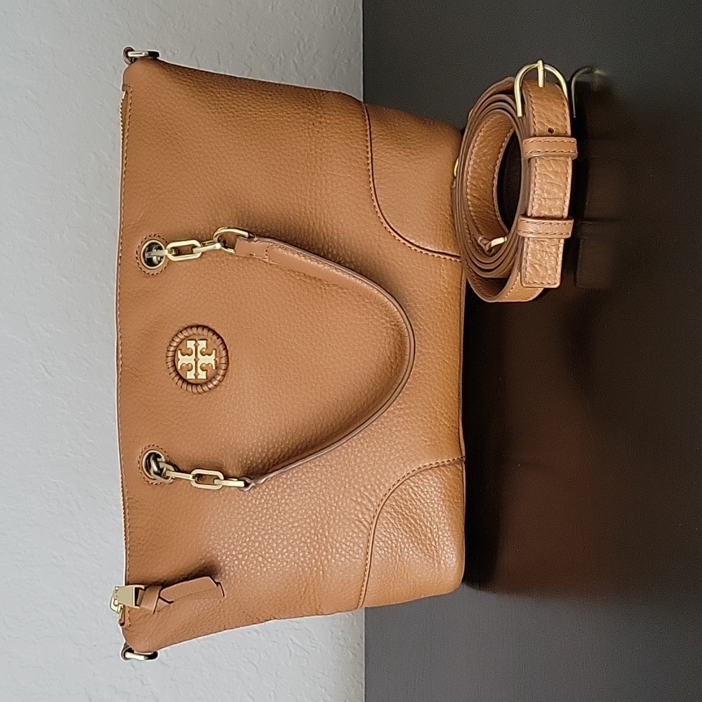 Tory Burch Whipstich Crossbody Satchel